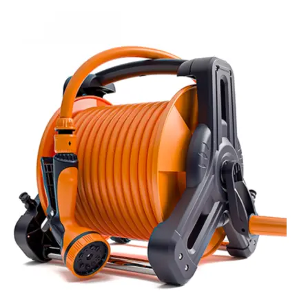 SIYU 15M portable garden hose reel set for wholesale and OEM